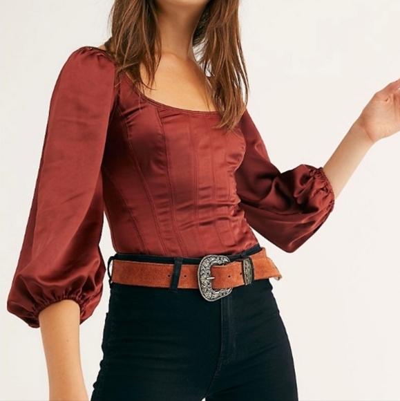 Free People Tops - Free People Top - Hold Me Tight Corset Blouse
